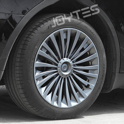 tesla model y wheel cover efficiency